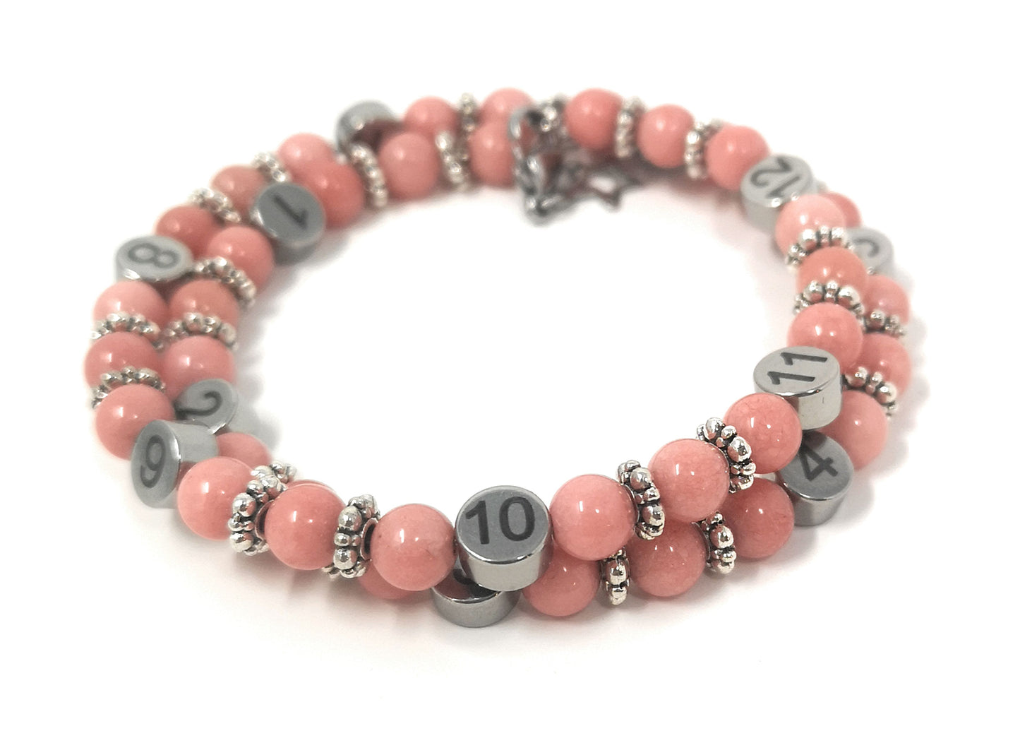 Bracelet d'allaitement pierre naturelle - Quartz rose