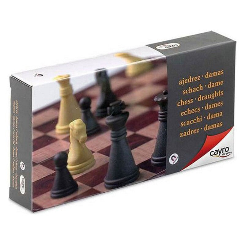 Échecs et dames Magnetic Cayro (16 x 16 cm)