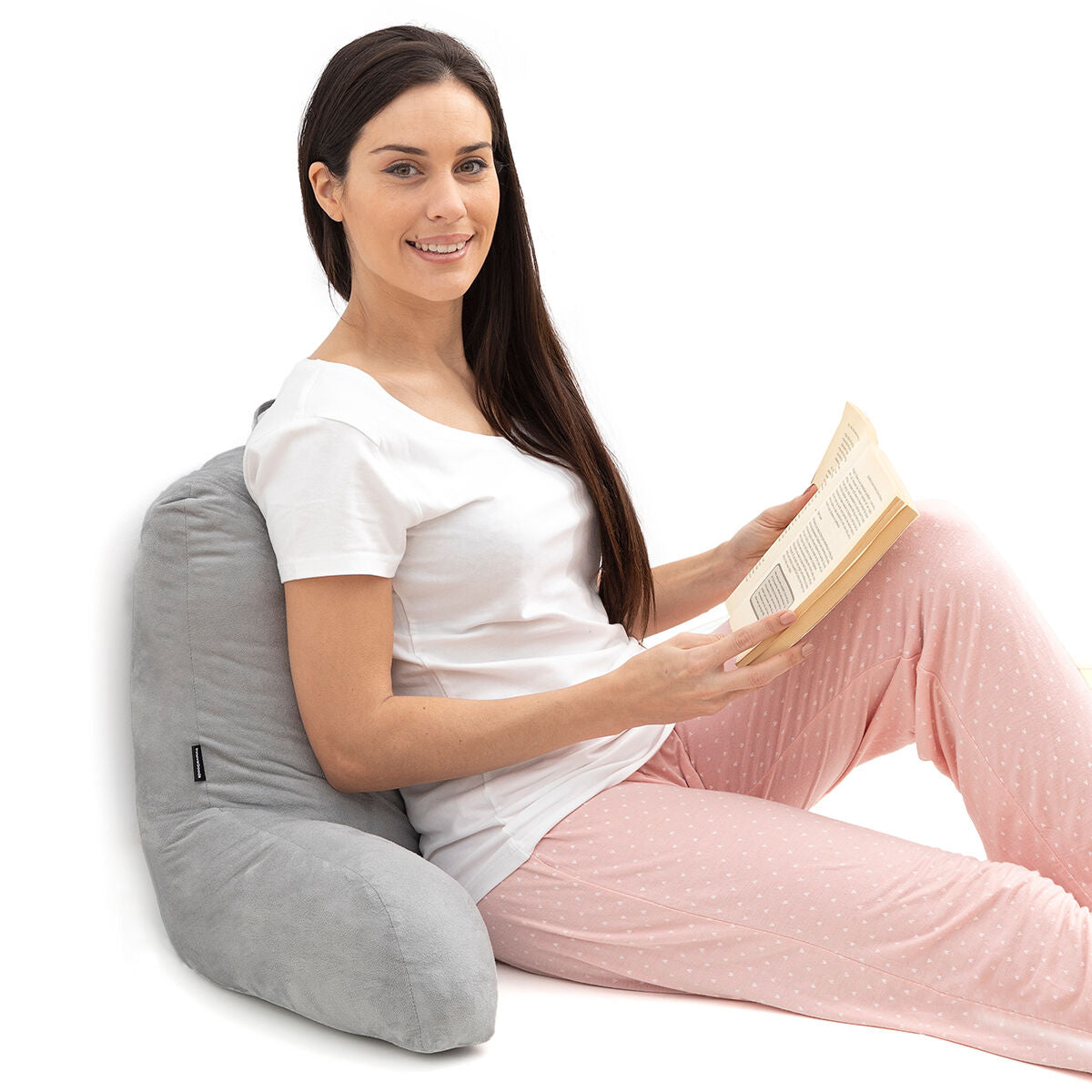 Coussin de lecture avec accoudoirs