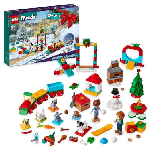 LEGO Friends - Calendrier de l'Avent - 24 Cadeaux dont 8 Figurines d'Animaux