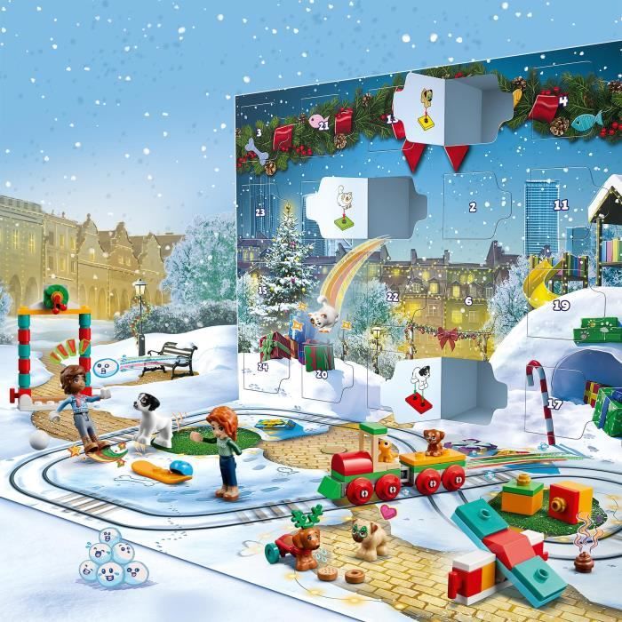 LEGO Friends - Calendrier de l'Avent - 24 Cadeaux dont 8 Figurines d'Animaux