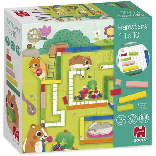 Jeu éducatif - GOULA - 1-10 Maths - Aide les hamsters a constituer leurs provisions pour l'hiver