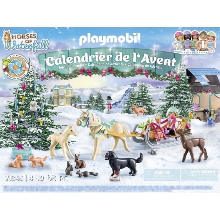 Calendrier de l'Avent PLAYMOBIL - Equestre - La magie de Noël - 24 surprises