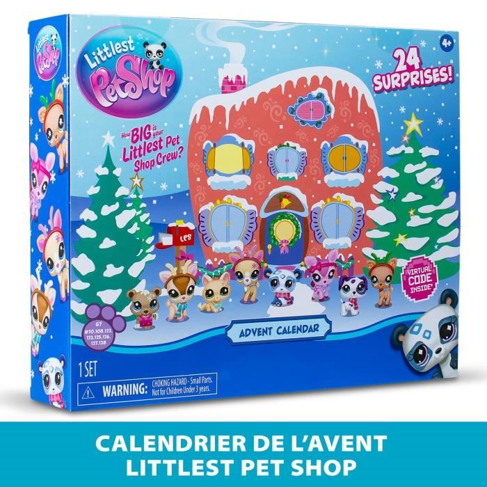 Calendrier de l'Avent - BANDAI - Littlest Pet Shop avec surprises quotidiennes