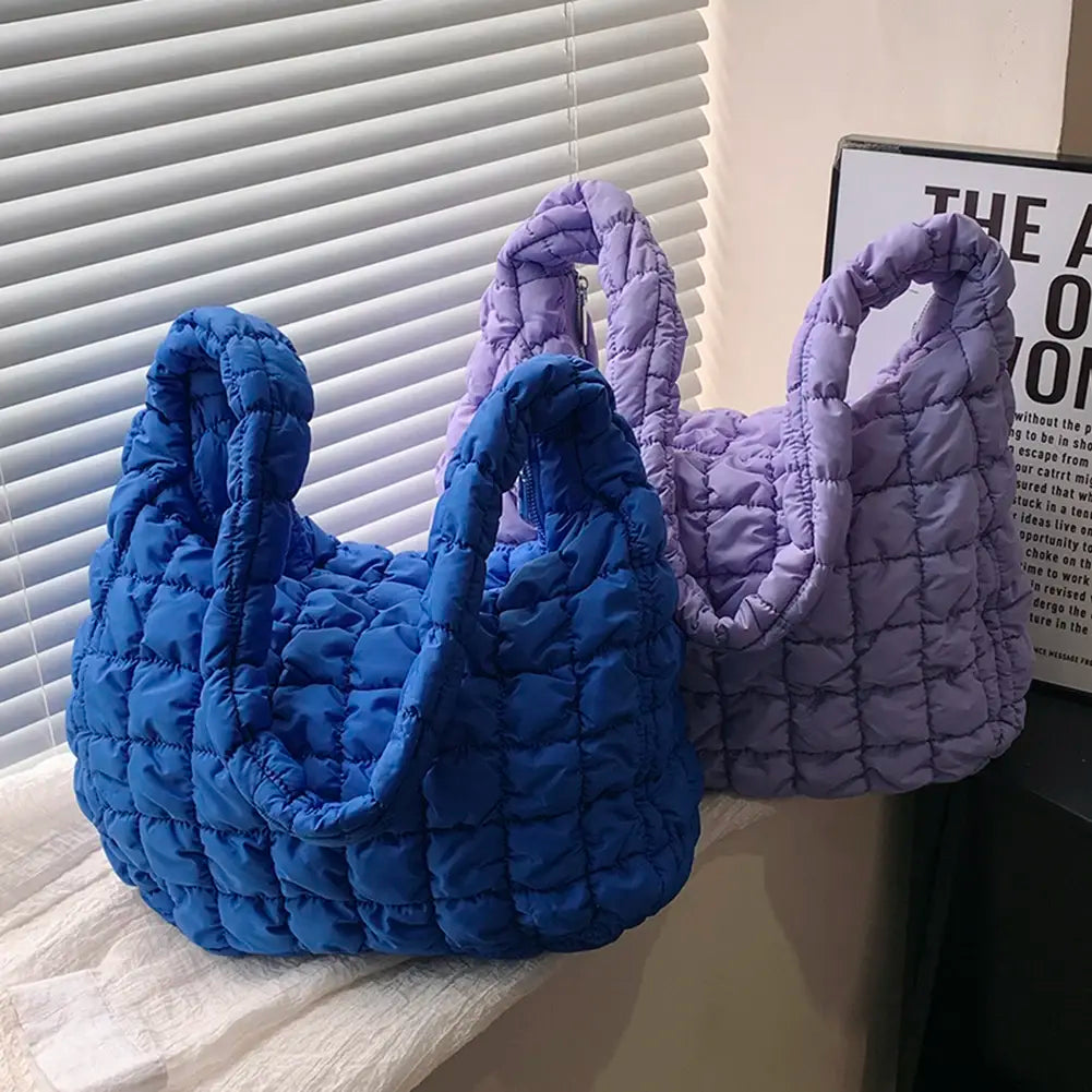 Sac à main bandoulière matelassé et rembourré